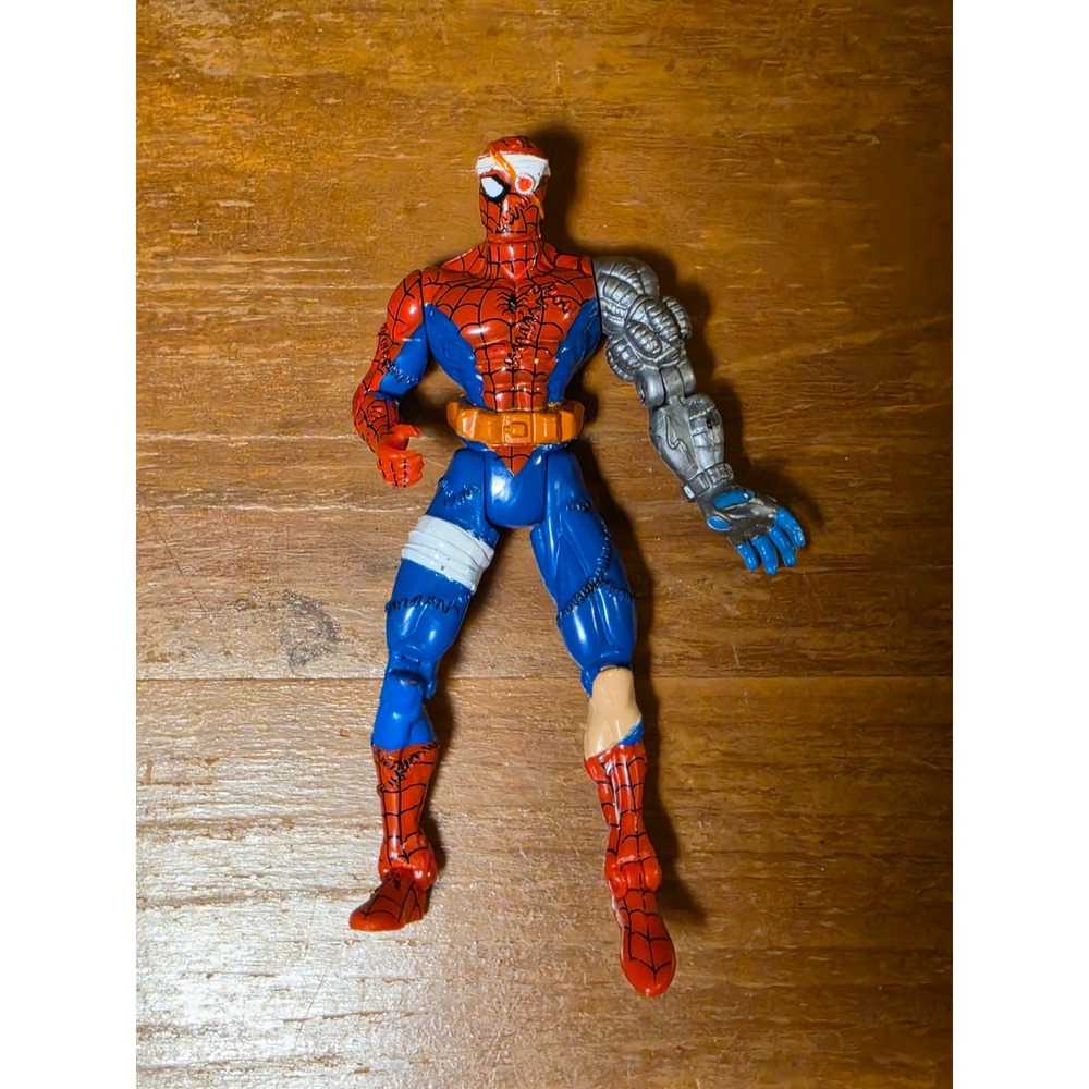 Vintage Toy Biz Cyborg Spider-Man Action‎ Figure 1990s Animated Series 5 Inch